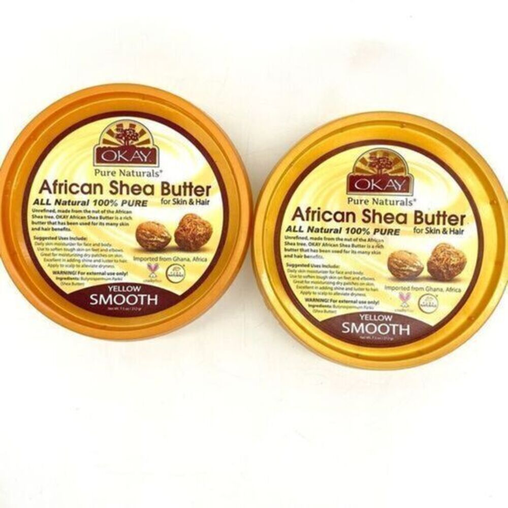 Okay African Shea Butter Yellow Smooth